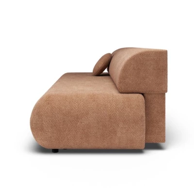 Dreisitzer-Schlafsofa mit Stauraum SURREY - hellbraun