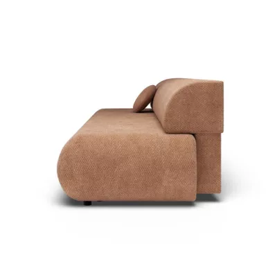 Dreisitzer-Schlafsofa mit Stauraum SURREY - hellbraun