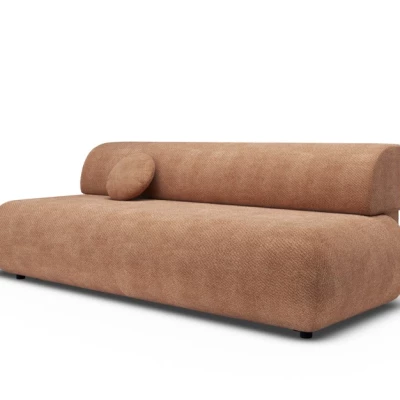 Dreisitzer-Schlafsofa mit Stauraum SURREY - hellbraun
