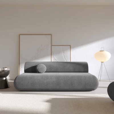Dreisitzer-Schlafsofa mit Stauraum SURREY - Dunkelgrau