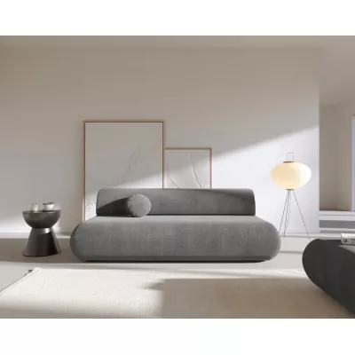 Dreisitzer-Schlafsofa mit Stauraum SURREY - Dunkelgrau