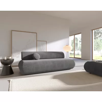 Dreisitzer-Schlafsofa mit Stauraum SURREY - Dunkelgrau