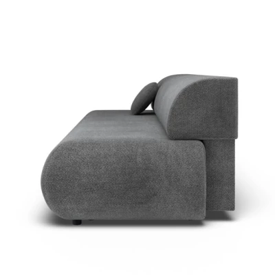 Dreisitzer-Schlafsofa mit Stauraum SURREY - Dunkelgrau