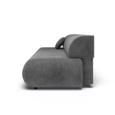 Dreisitzer-Schlafsofa mit Stauraum SURREY - Dunkelgrau