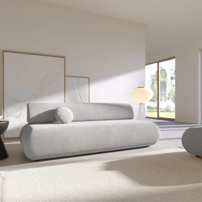 Dreisitzer-Schlafsofa mit Stauraum SURREY - hellgrau 2
