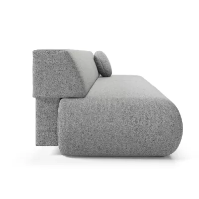 Dreisitzer-Schlafsofa mit Stauraum SURREY – Stahlgrau