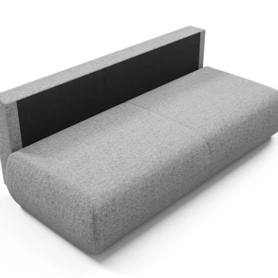 Dreisitzer-Schlafsofa mit Stauraum SURREY – Stahlgrau