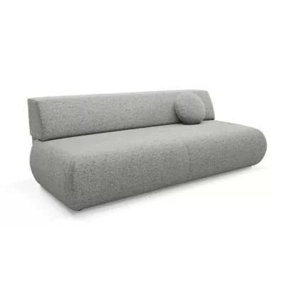 Dreisitzer-Schlafsofa mit Stauraum SURREY – Stahlgrau