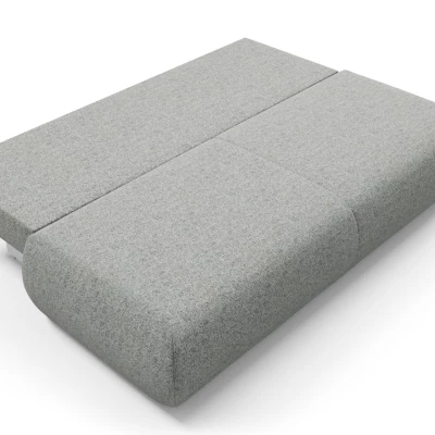 Dreisitzer-Schlafsofa mit Stauraum SURREY – Stahlgrau