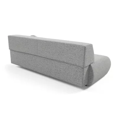 Dreisitzer-Schlafsofa mit Stauraum SURREY – Stahlgrau