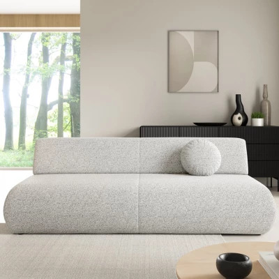 Dreisitzer-Schlafsofa mit Stauraum SURREY - hellgrau 1
