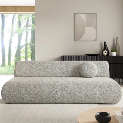 Dreisitzer-Schlafsofa mit Stauraum, Modell SURREY – grau