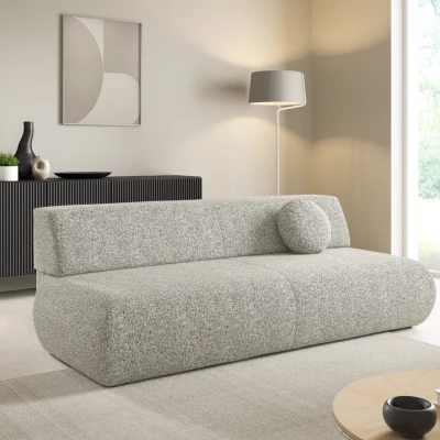 Dreisitzer-Schlafsofa mit Stauraum, Modell SURREY – grau