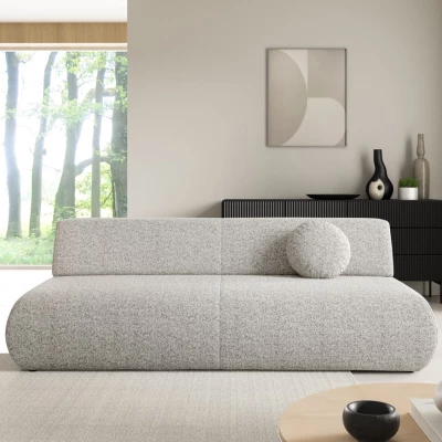 Dreisitzer-Schlafsofa mit Stauraum SURREY - Hellasche