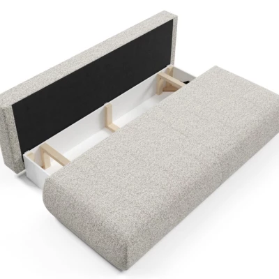 Dreisitzer-Schlafsofa mit Stauraum SURREY - Hellasche