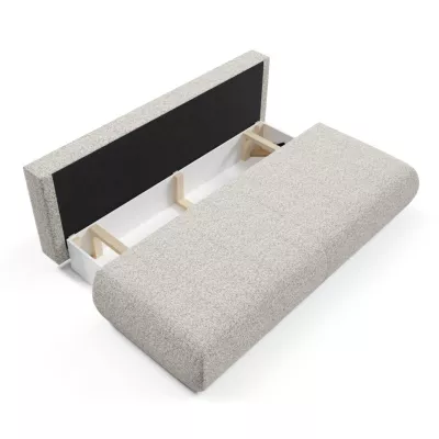 Dreisitzer-Schlafsofa mit Stauraum SURREY - Hellasche