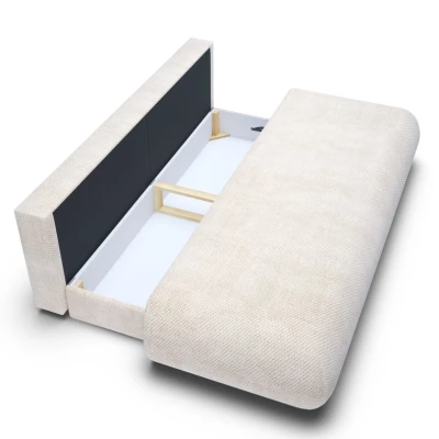 Dreisitzer-Schlafsofa mit Stauraum SURREY - beige 2