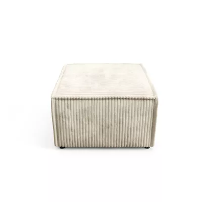 Gepolsterter Fußhocker WINDSOR - ecru 1
