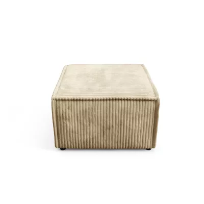 Gepolsterter Fußhocker WINDSOR - ecru 2