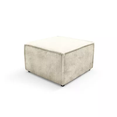 Gepolsterter Fußhocker WINDSOR - ecru 1