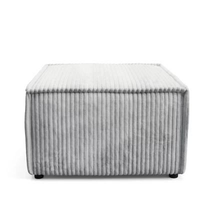 Gepolsterter Fußhocker WINDSOR - Esche