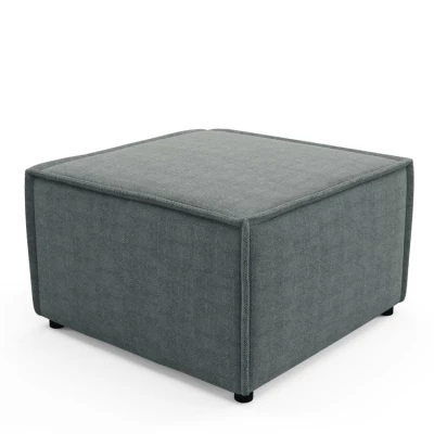 Gepolsterter Hocker WINDSOR – dunkelgrau