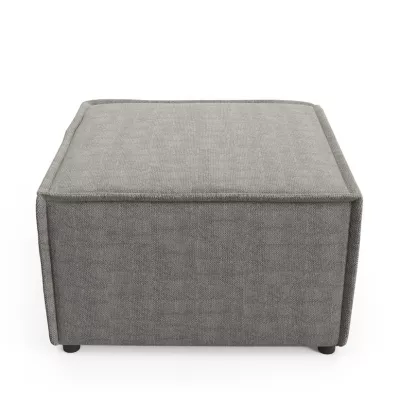 Gepolsterter Hocker WINDSOR – Mausgrau