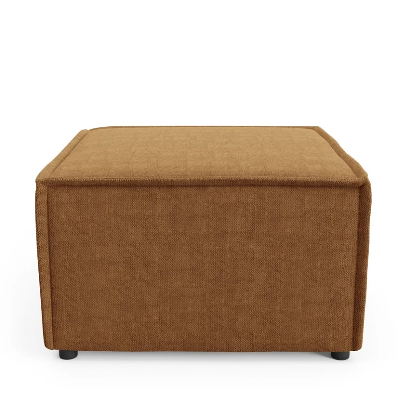 Gepolsterter Fußhocker WINDSOR - Honig