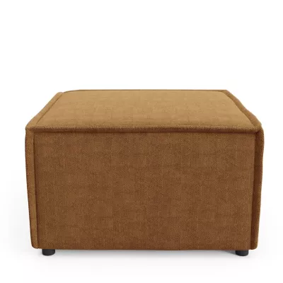 Gepolsterter Fußhocker WINDSOR - Honig