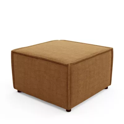 Gepolsterter Fußhocker WINDSOR - Honig