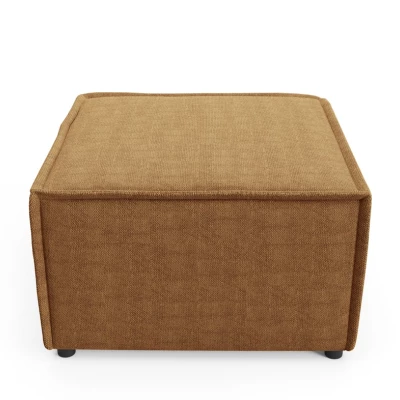 Gepolsterter Fußhocker WINDSOR - Honig