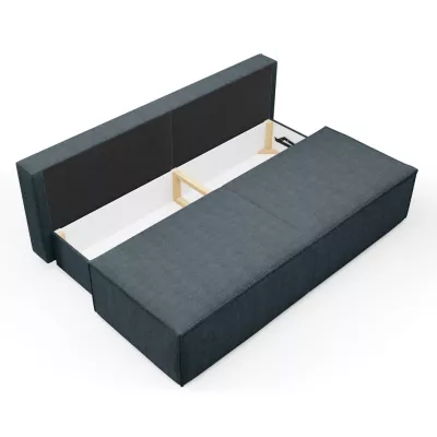 Dreisitzer-Sofa mit Stauraum WINDSOR - blaugrau