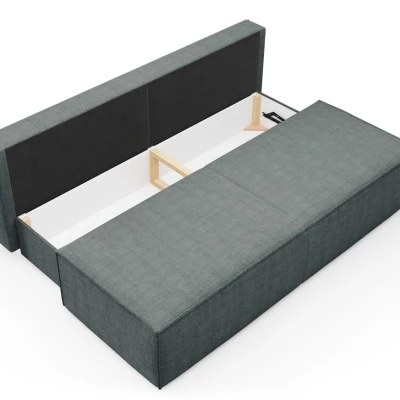 Dreisitzer-Sofa mit Stauraum WINDSOR - dunkelgrau