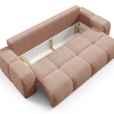 TRURO Zweisitzer-Schlafsofa – Aprikose