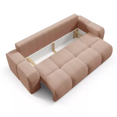 TRURO Zweisitzer-Schlafsofa – Aprikose