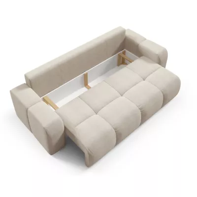 TRURO Zweisitzer-Schlafsofa - hellbeige 1