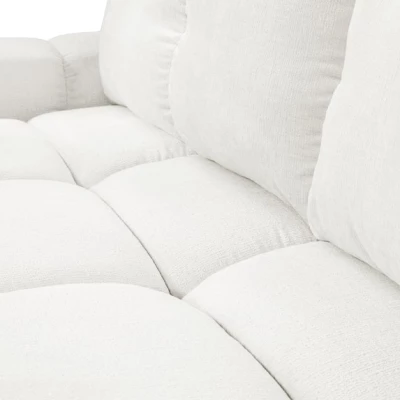 TRURO Zweisitzer-Schlafsofa – Creme