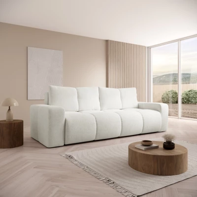 TRURO Zweisitzer-Schlafsofa – Creme
