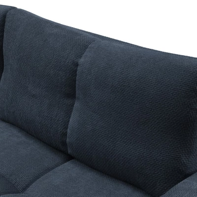 TRURO Zweisitzer-Schlafsofa - blau