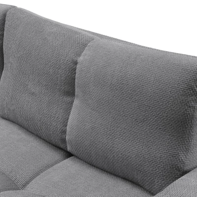 TRURO Zweisitzer-Schlafsofa - grau 1