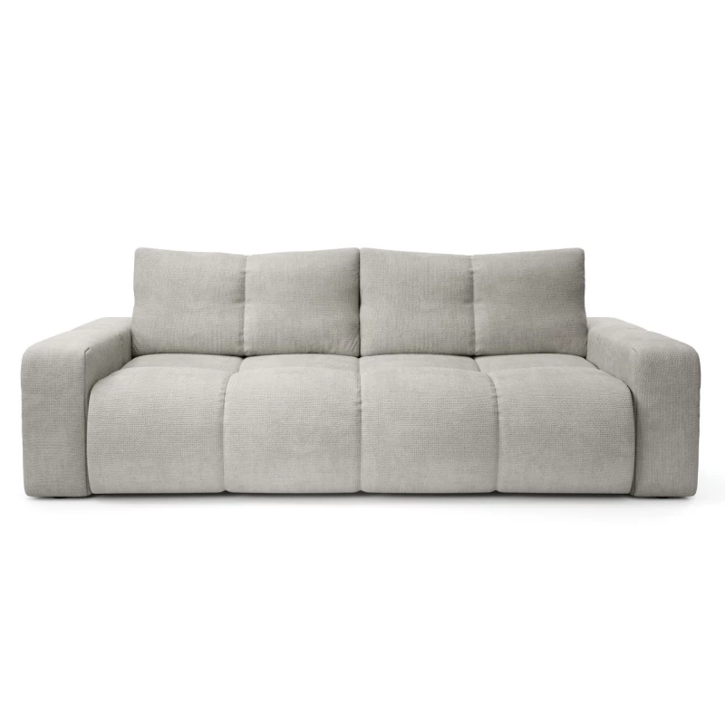 TRURO Zweisitzer-Schlafsofa – silber