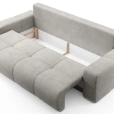 TRURO Zweisitzer-Schlafsofa – silber