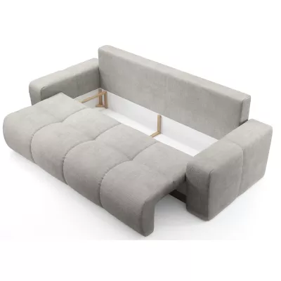 TRURO Zweisitzer-Schlafsofa – silber