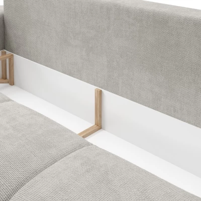 TRURO Zweisitzer-Schlafsofa – silber