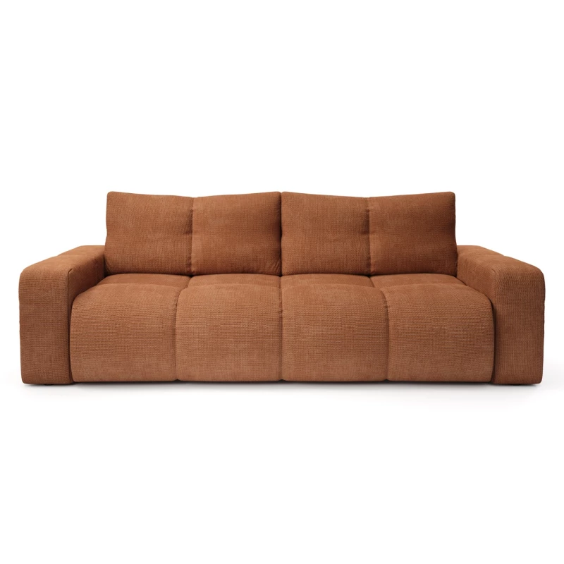 TRURO Zweisitzer-Schlafsofa – Ziegelstein