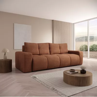 TRURO Zweisitzer-Schlafsofa – Ziegelstein
