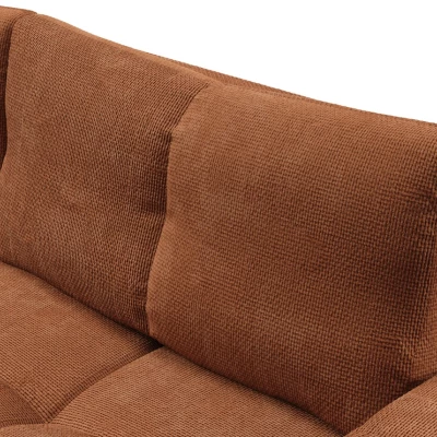 TRURO Zweisitzer-Schlafsofa – Ziegelstein