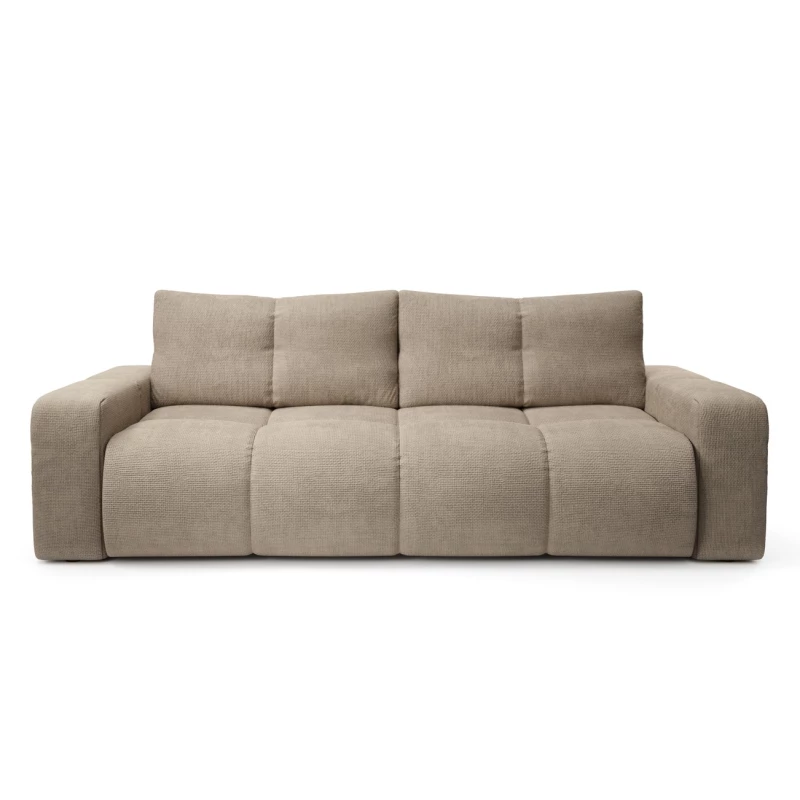 TRURO Zweisitzer-Schlafsofa – hellgrau