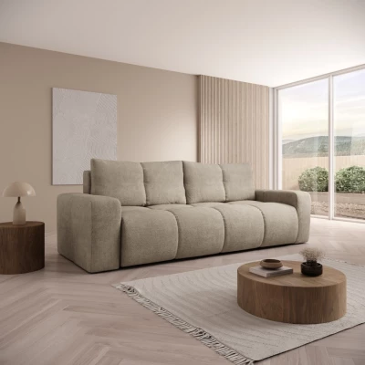 TRURO Zweisitzer-Schlafsofa – hellgrau