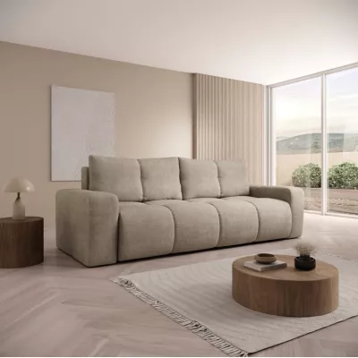 TRURO Zweisitzer-Schlafsofa – hellgrau